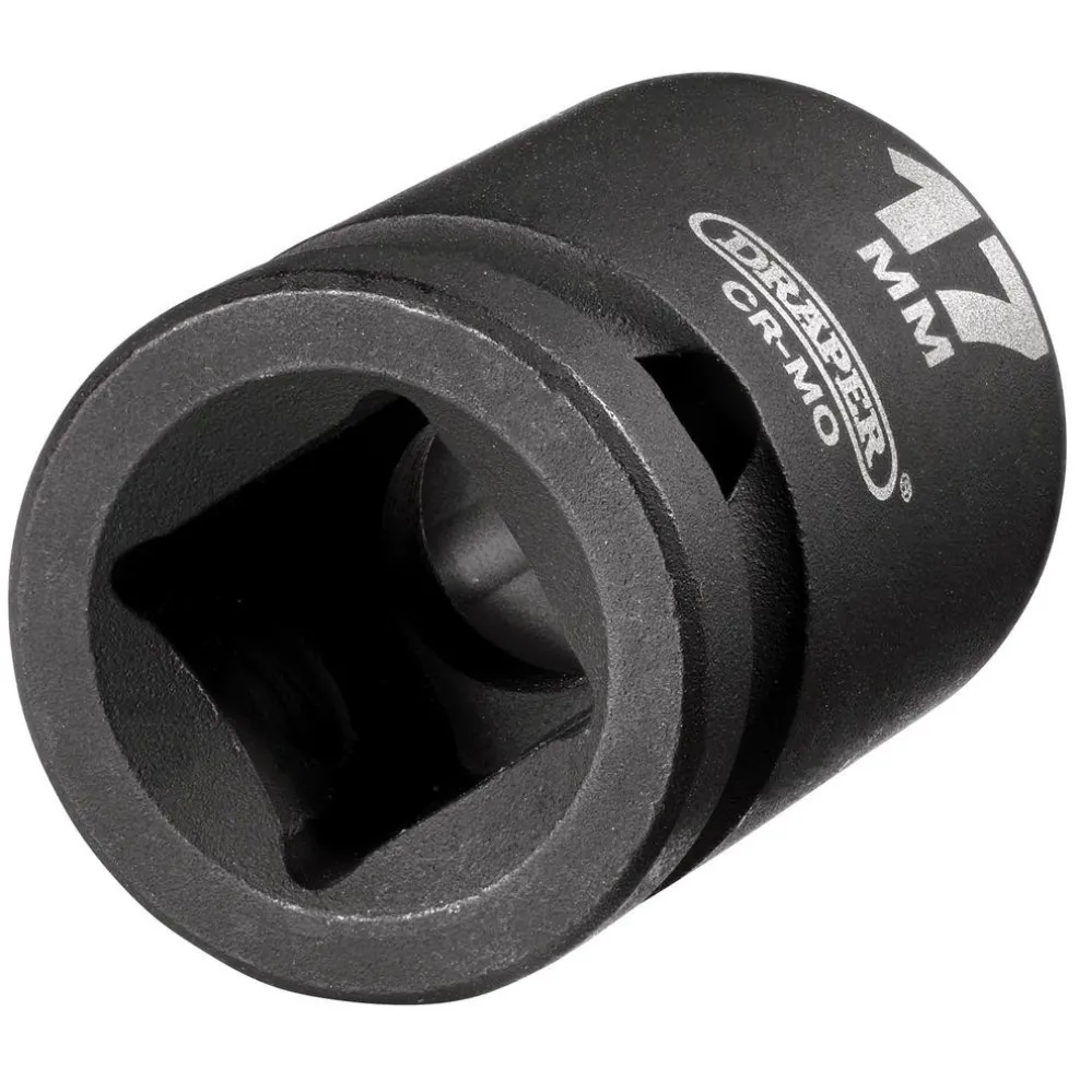 Draper HI-TORQ® Impact Socket, 1/2" Sq. Dr., 17mm