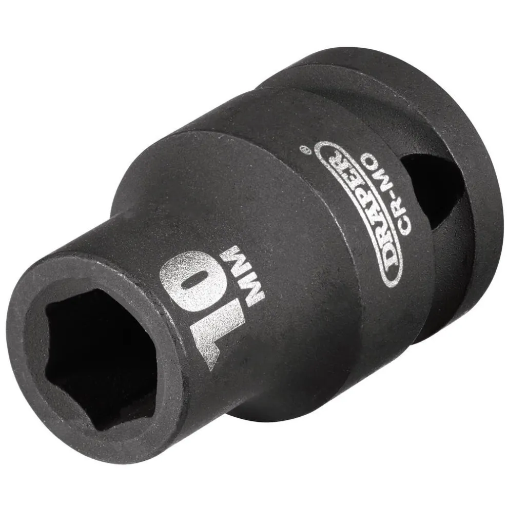 Draper HI-TORQ® Impact Socket, 1/2" Sq. Dr., 10mm