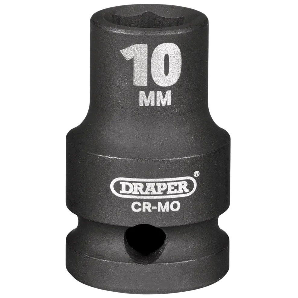 Draper HI-TORQ® Impact Socket, 1/2" Sq. Dr., 10mm