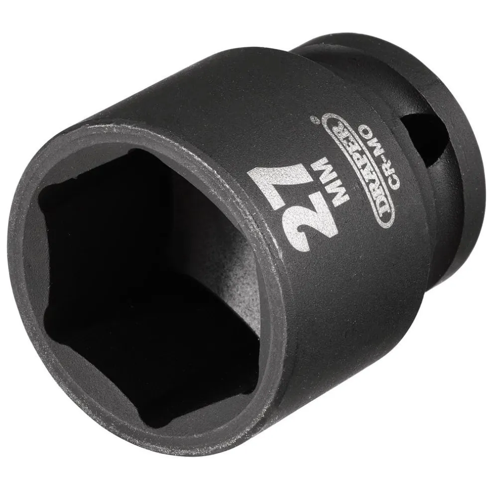 Draper HI-TORQ® Impact Socket, 1/2" Sq. Dr., 27mm