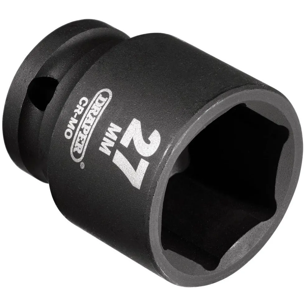 Draper HI-TORQ® Impact Socket, 1/2" Sq. Dr., 27mm