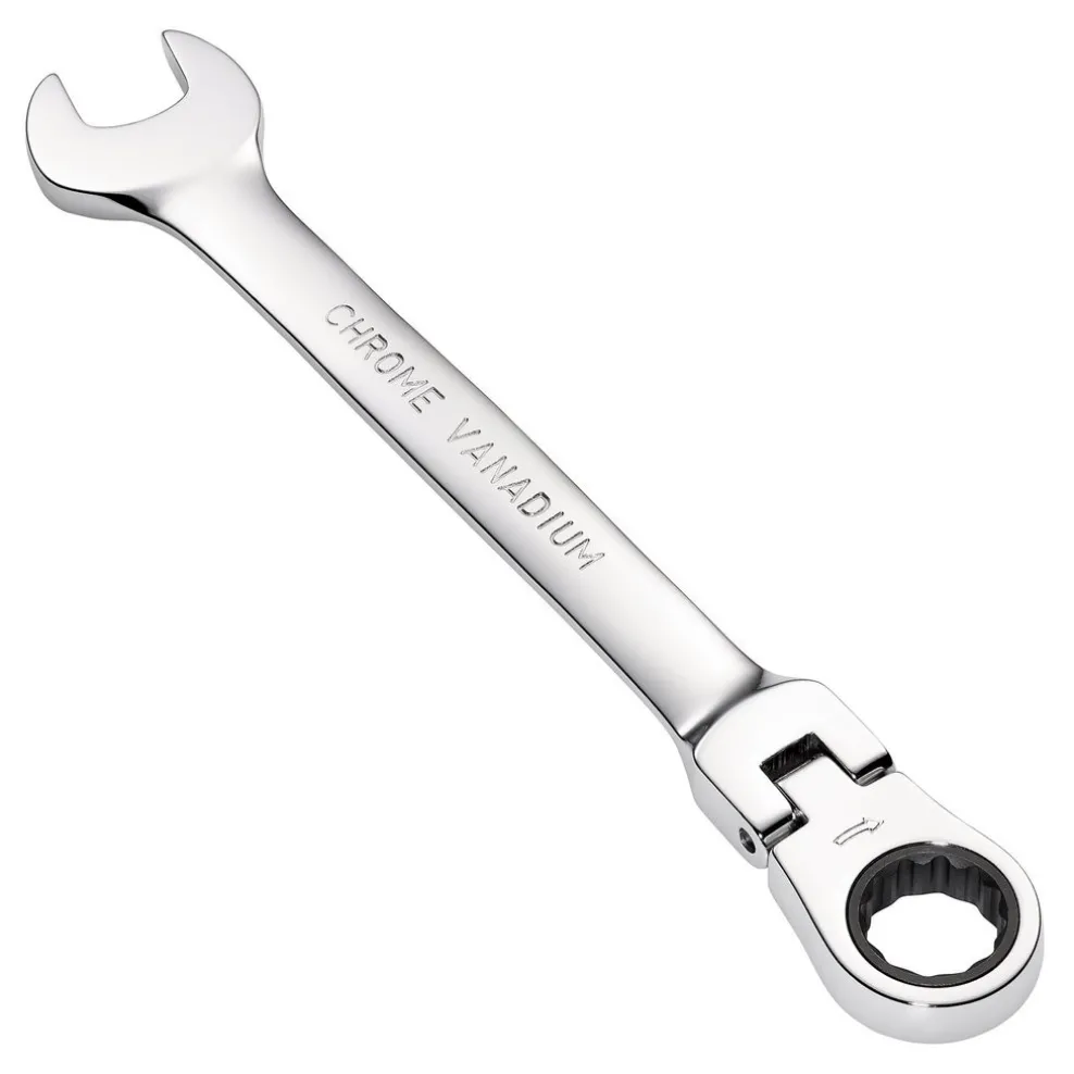 Draper HI-TORQ® Metric Flexible Head Ratcheting Combination Spanner, 19mm