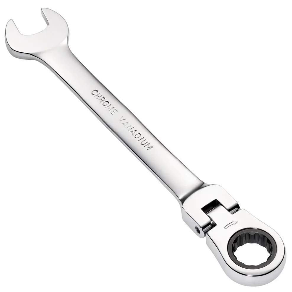 Draper HI-TORQ® Metric Flexible Head Ratcheting Combination Spanner, 18mm