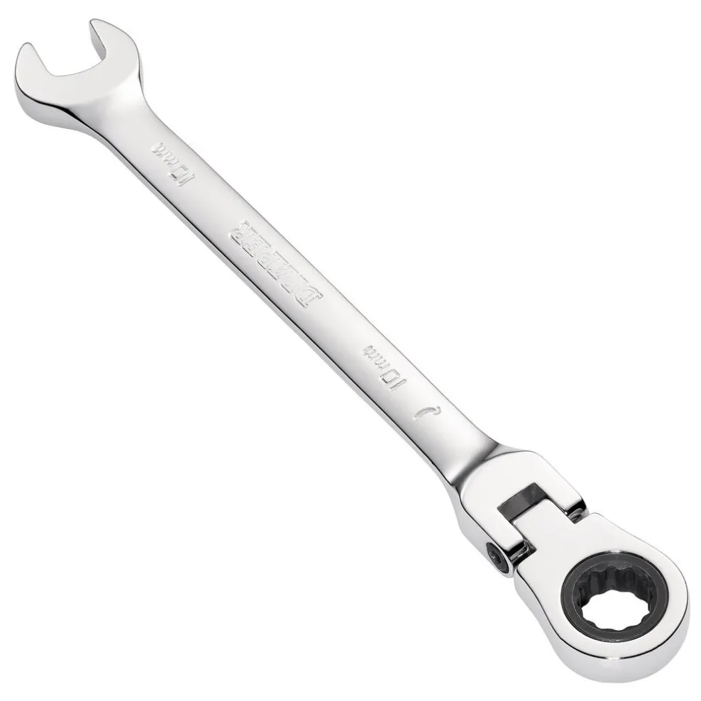 Draper HI-TORQ® Metric Flexible Head Ratcheting Combination Spanner, 10mm
