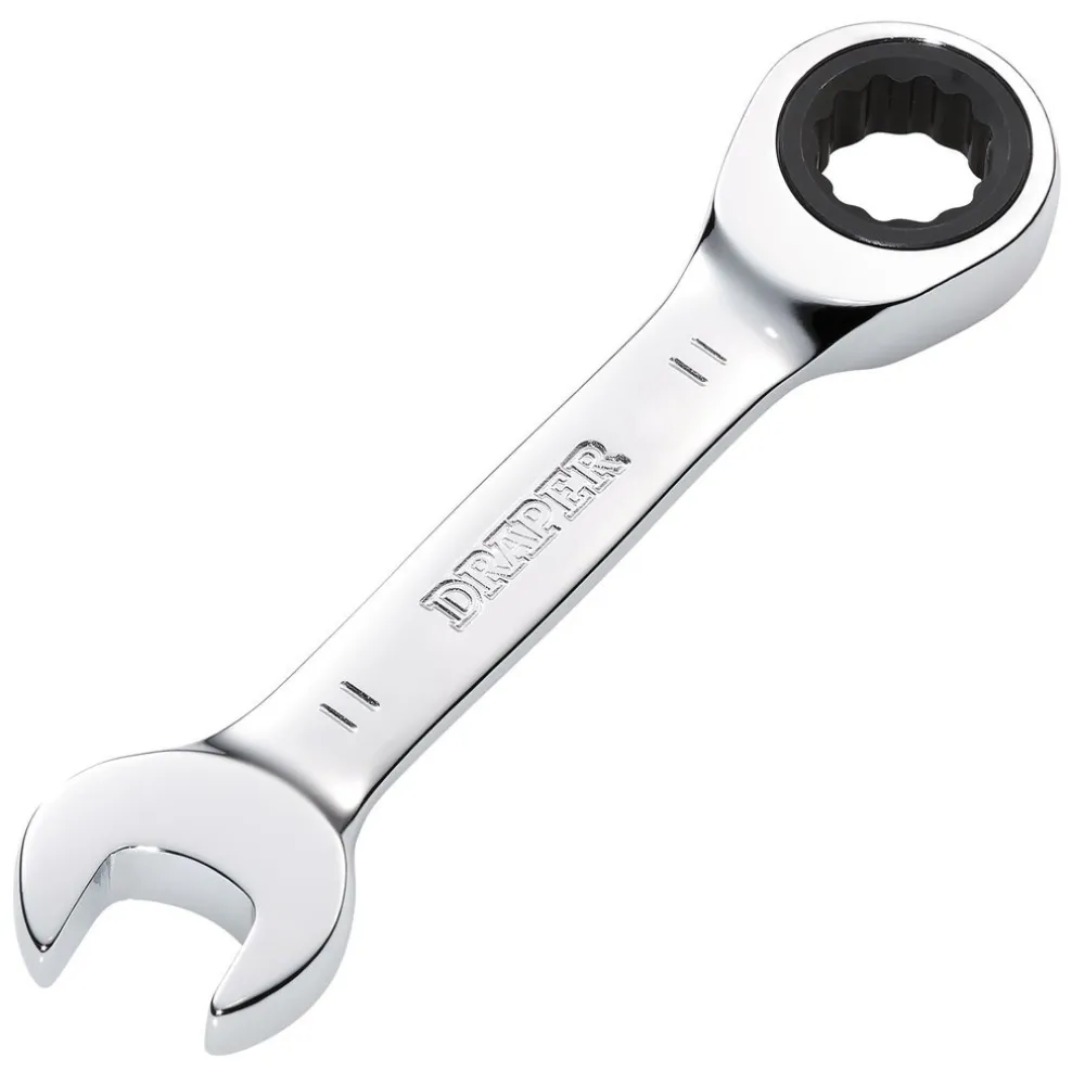 Draper HI-TORQ® Metric Stubby Ratchet Combination Spanner, 11mm