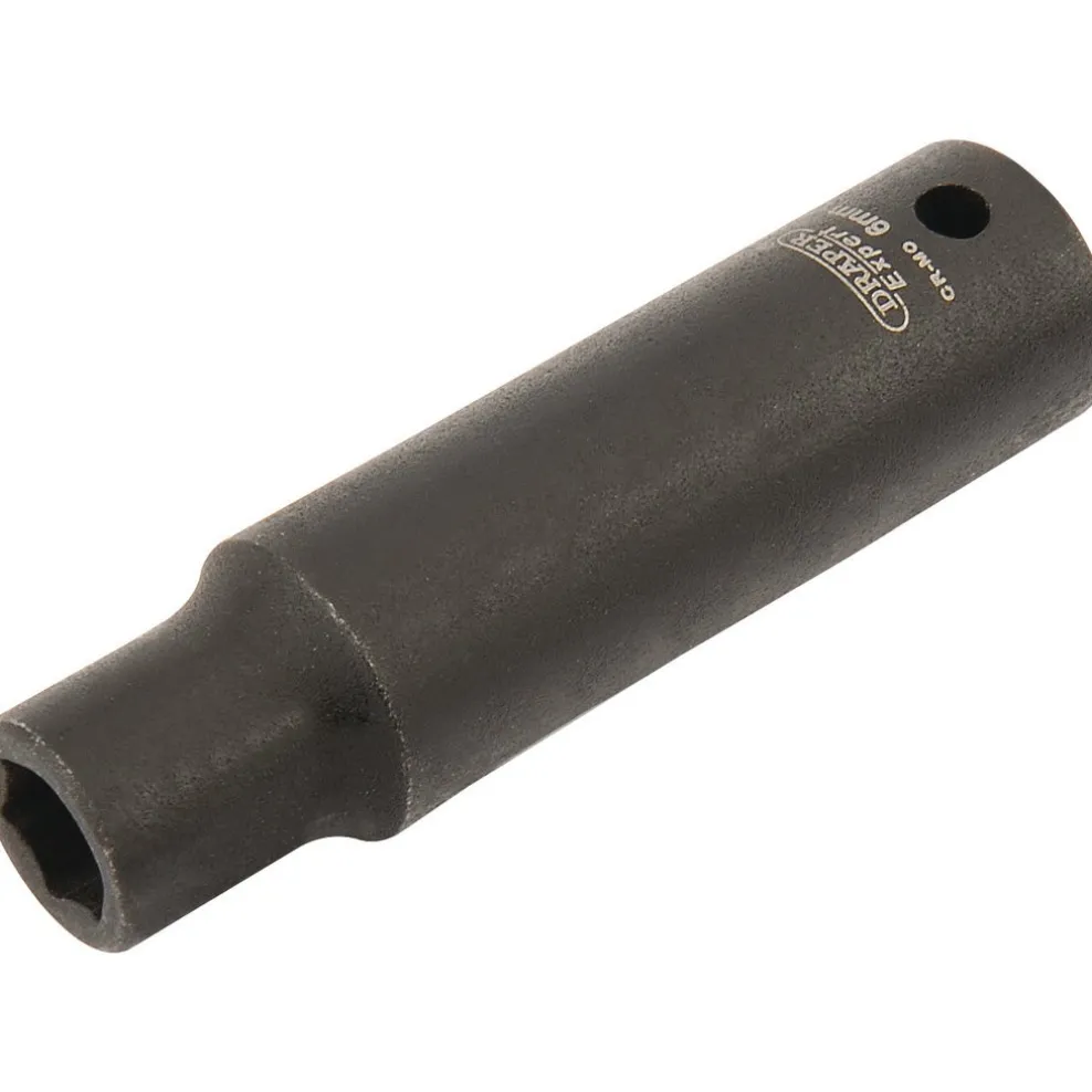 Draper HI-TORQ® 6 Point Deep Impact Socket, 1/4" Sq. Dr., 6mm