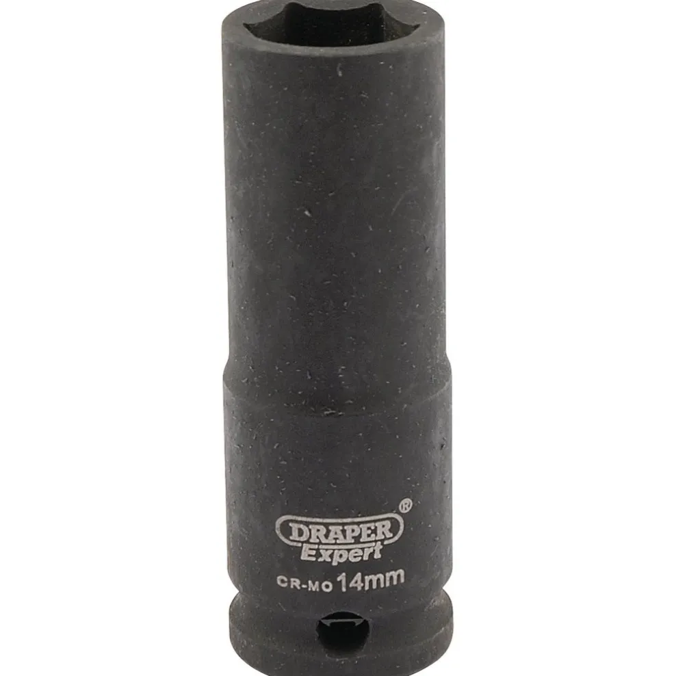 Draper HI-TORQ® 6 Point Deep Impact Socket, 3/8" Sq. Dr., 14mm