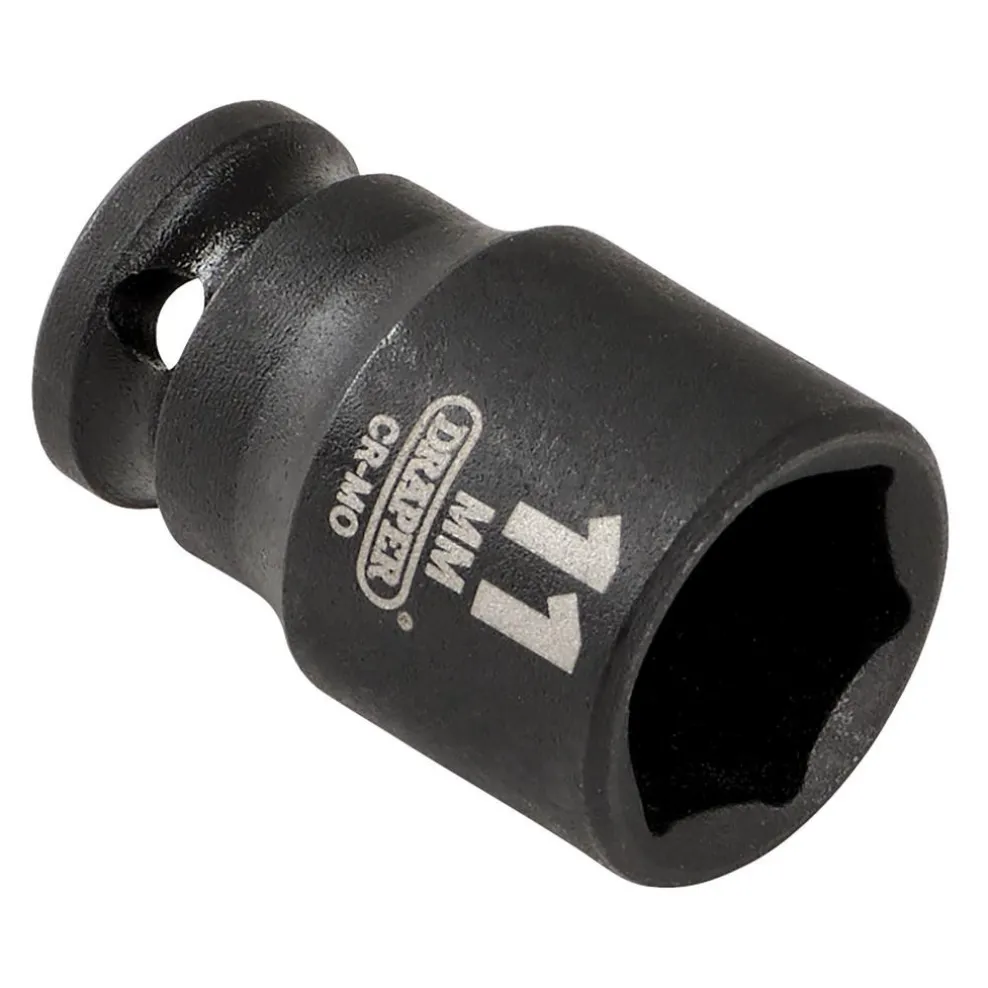 Draper HI-TORQ® 6 Point Impact Socket, 1/4" Sq. Dr., 11mm