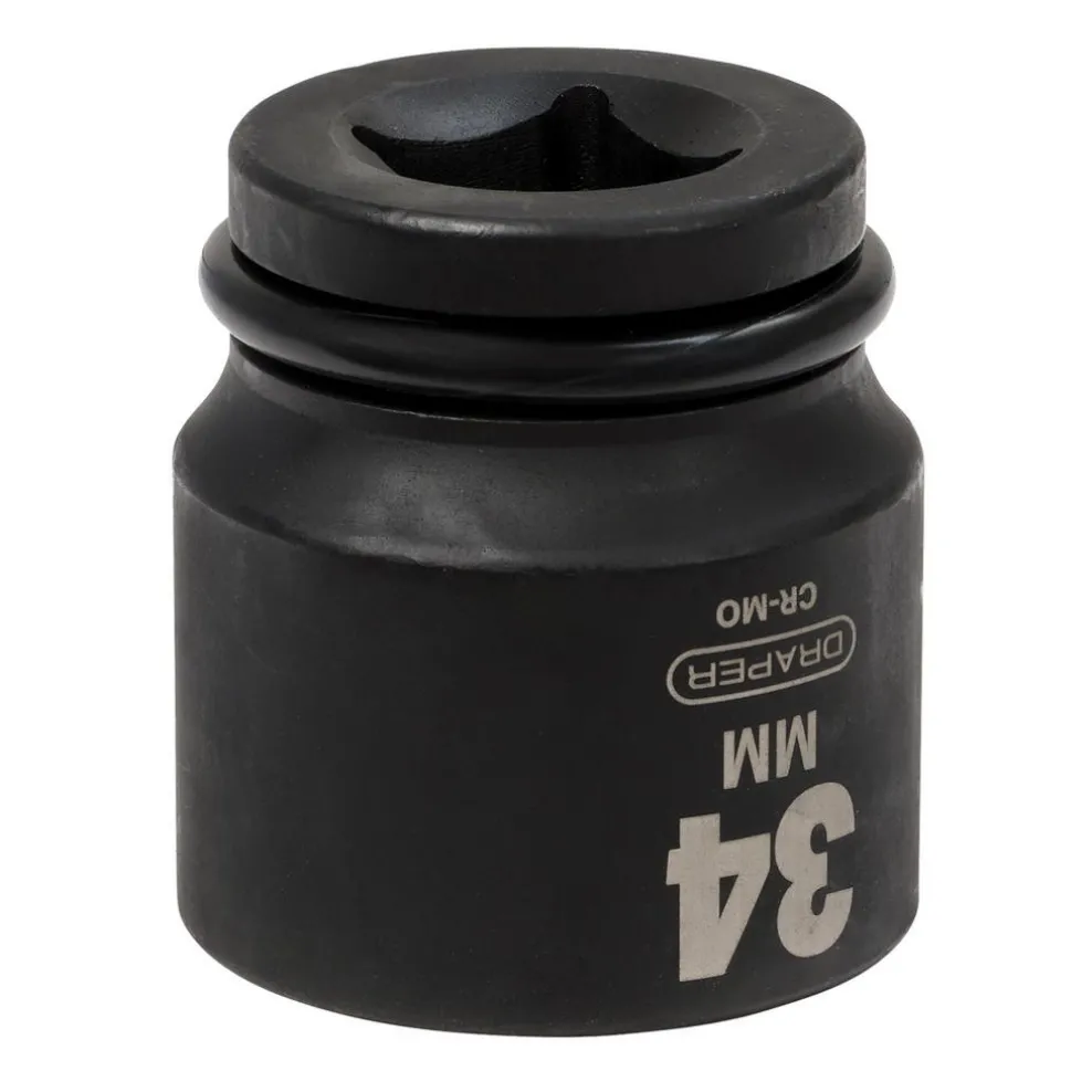 Draper HI-TORQ® 6 Point Impact Socket, 3/4" Sq. Dr., 34mm