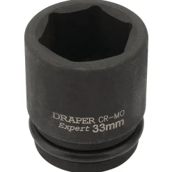Draper HI-TORQ® 6 Point Impact Socket, 3/4" Sq. Dr., 33mm
