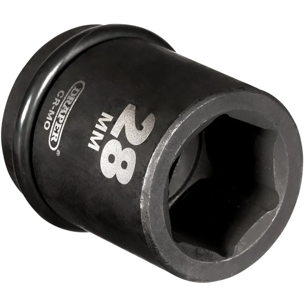 Draper HI-TORQ® 6 Point Impact Socket, 3/4" Sq. Dr., 28mm