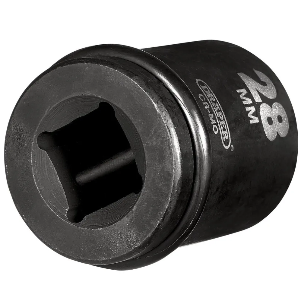 Draper HI-TORQ® 6 Point Impact Socket, 3/4" Sq. Dr., 28mm