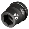 Draper HI-TORQ® 6 Point Impact Socket, 3/4" Sq. Dr., 24mm
