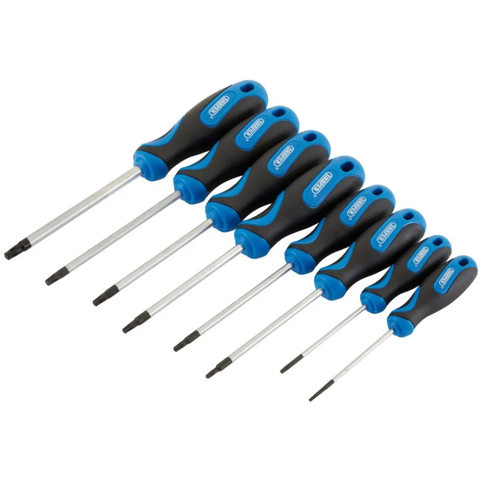 Draper TX-STAR® and Draper TX-STAR® Security Soft Grip Screwdriver Set (8 Piece)