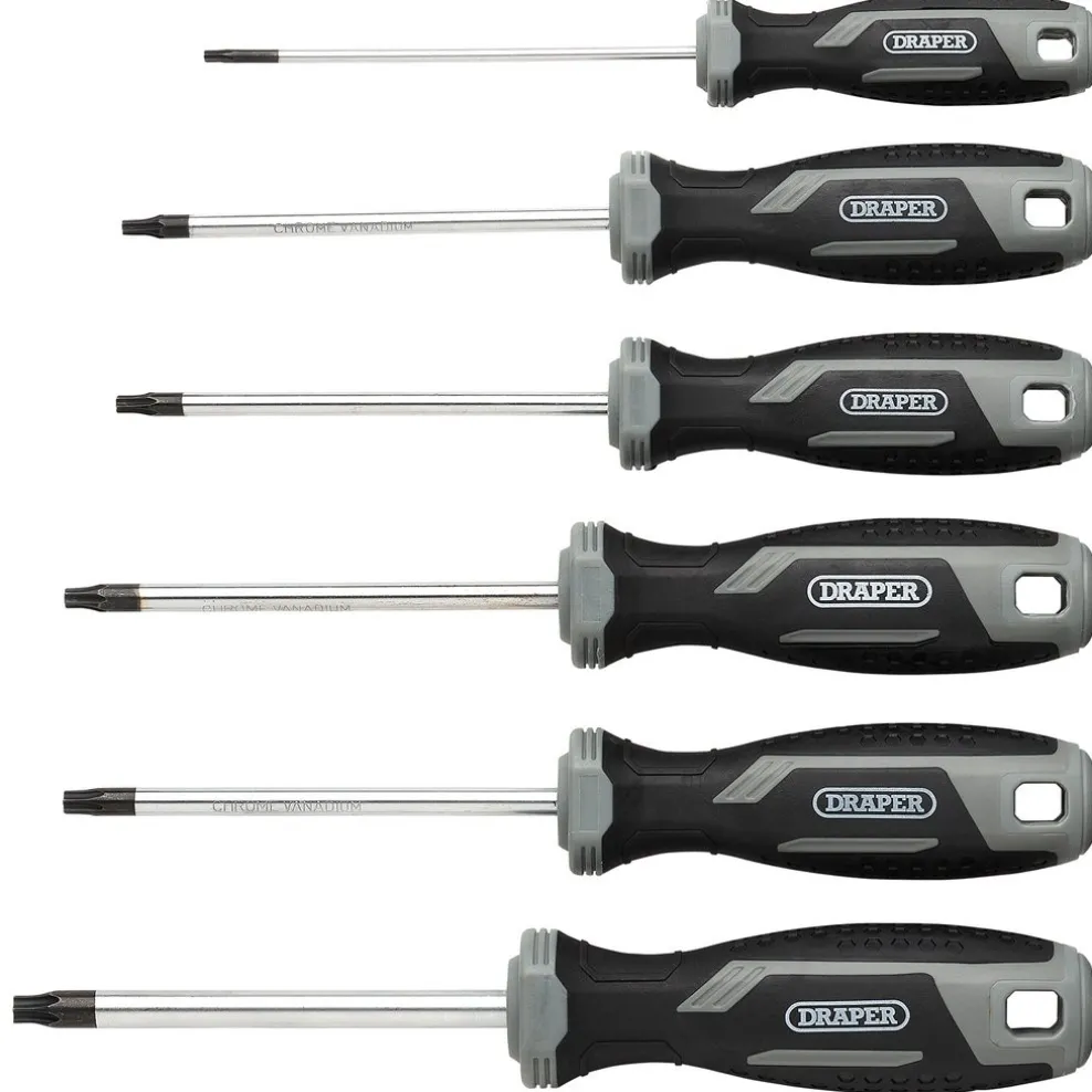 Draper TX-STAR® Soft Grip Screwdriver Set (6 Piece)