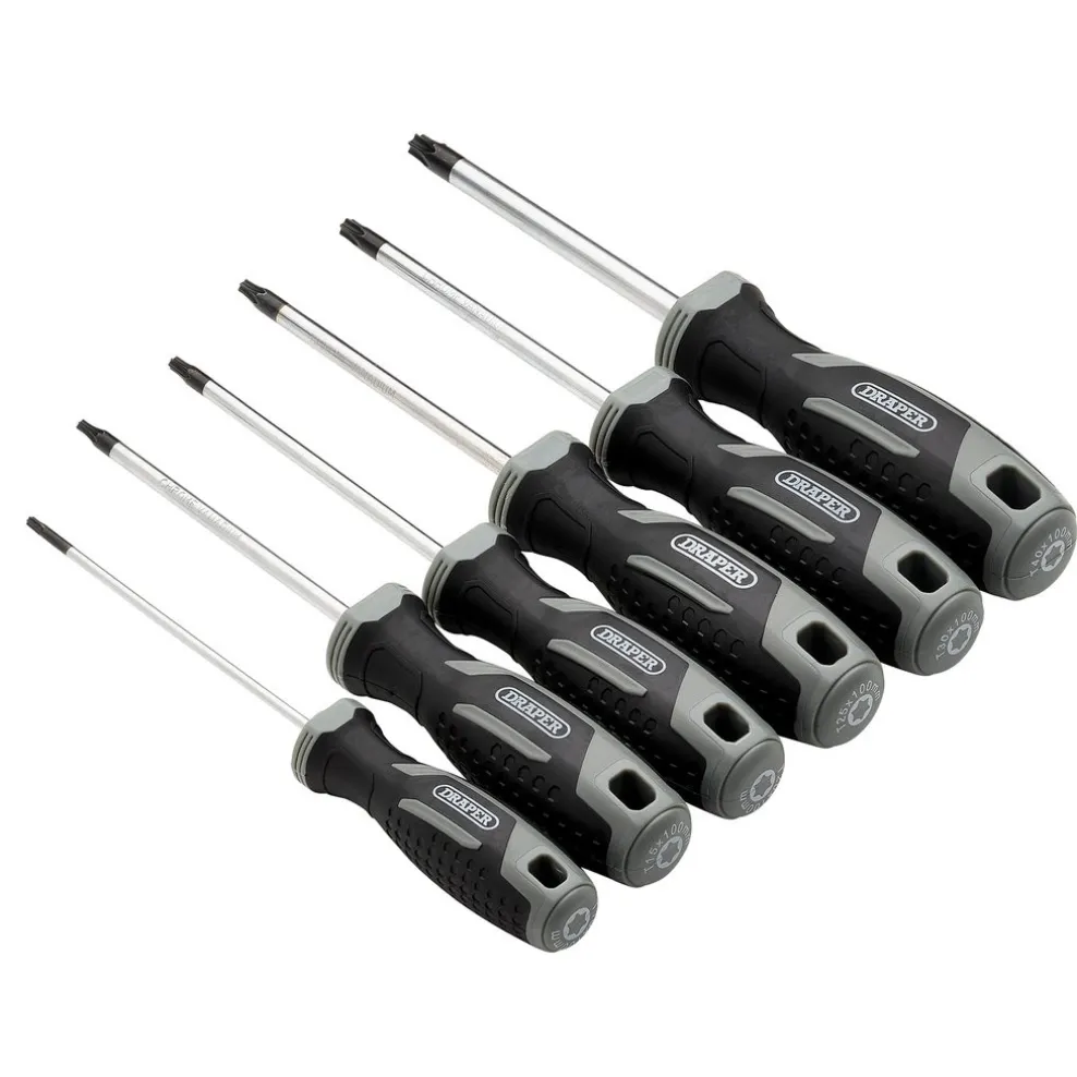 Draper TX-STAR® Soft Grip Screwdriver Set (6 Piece)