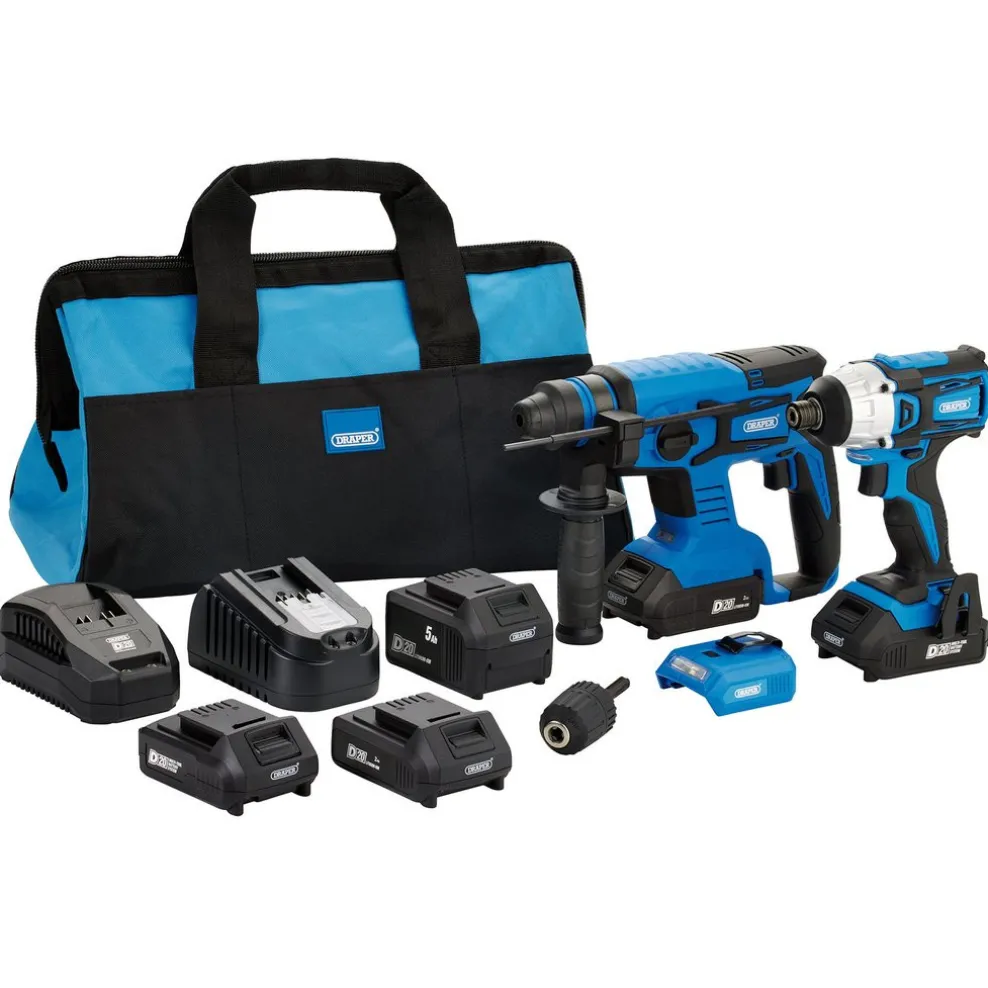 D20 20V Impact Driver and SDS+ Drill Kit