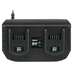 D20 20V Li-ion Fast Twin Battery Charger, 2 x 3.5A