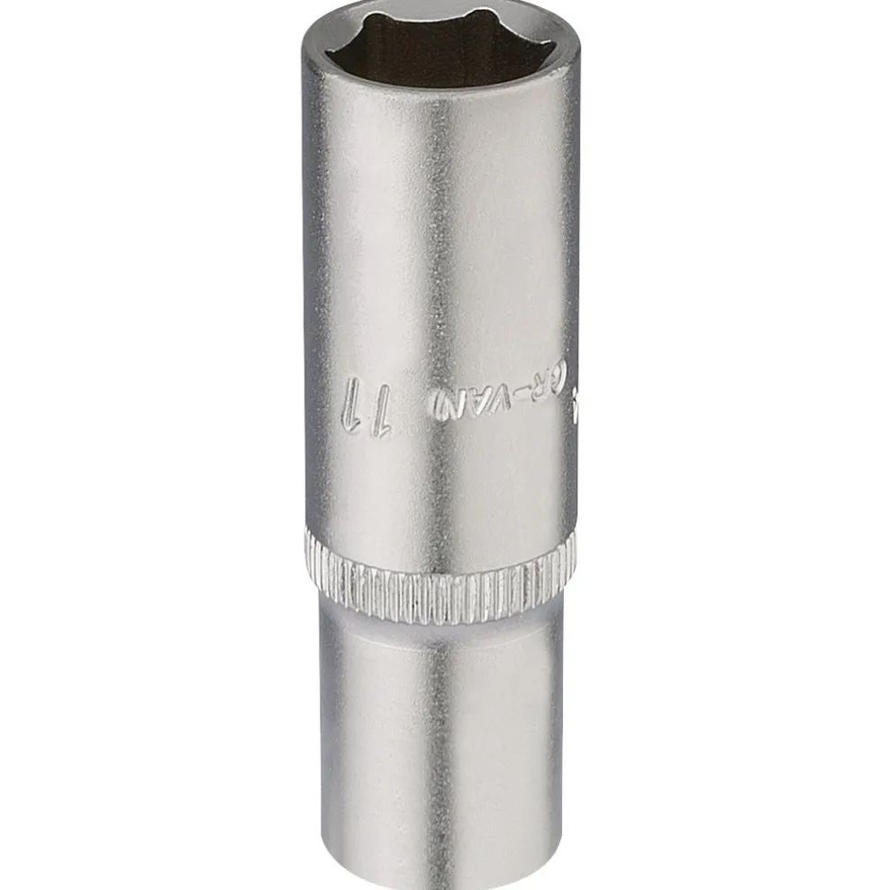 Elora Deep Socket, 1/4" Sq. Dr., 11mm