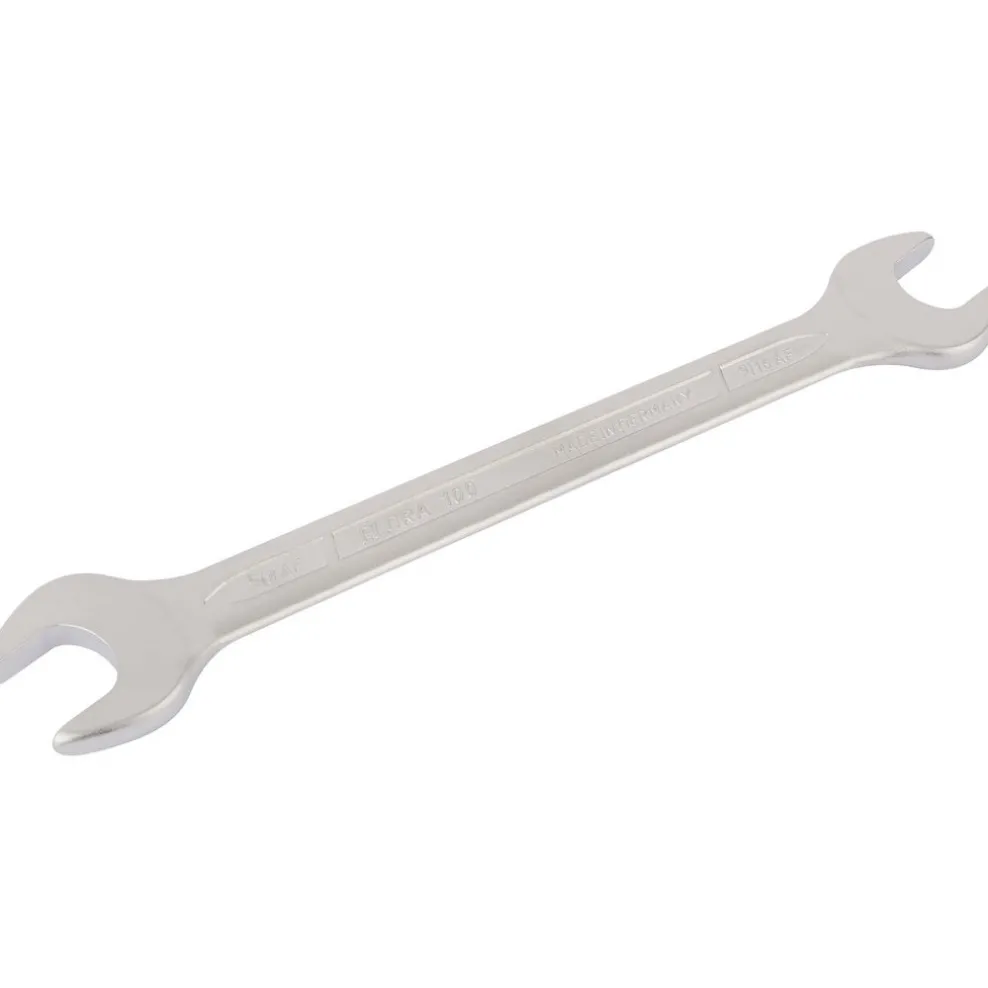 Elora Long Imperial Double Open End Spanner, 9/16 x 5/8"