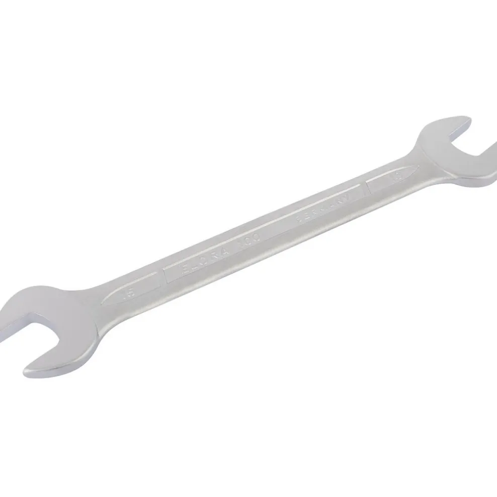 Elora Long Metric Double Open End Spanner, 13 x 15mm