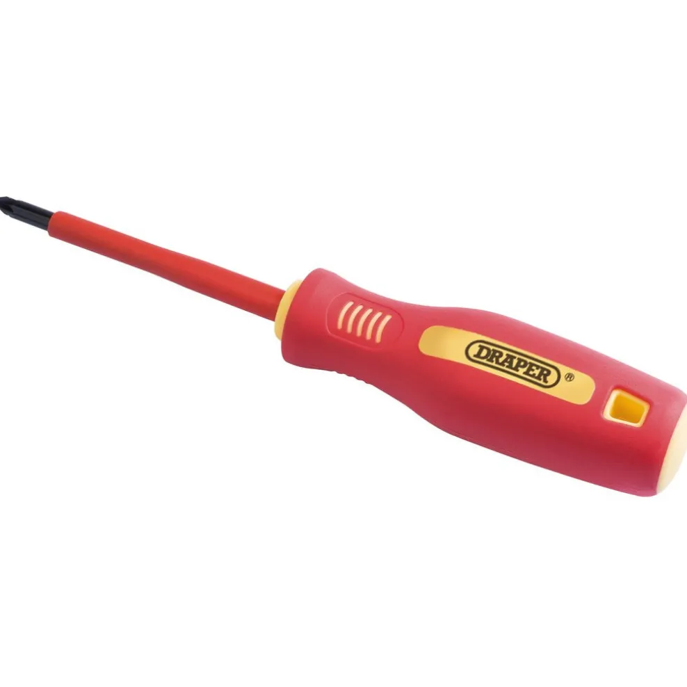 Fully Insulated Soft Grip Cross Slot Screwdriver, No.1 x 80mm (Sold Loose)