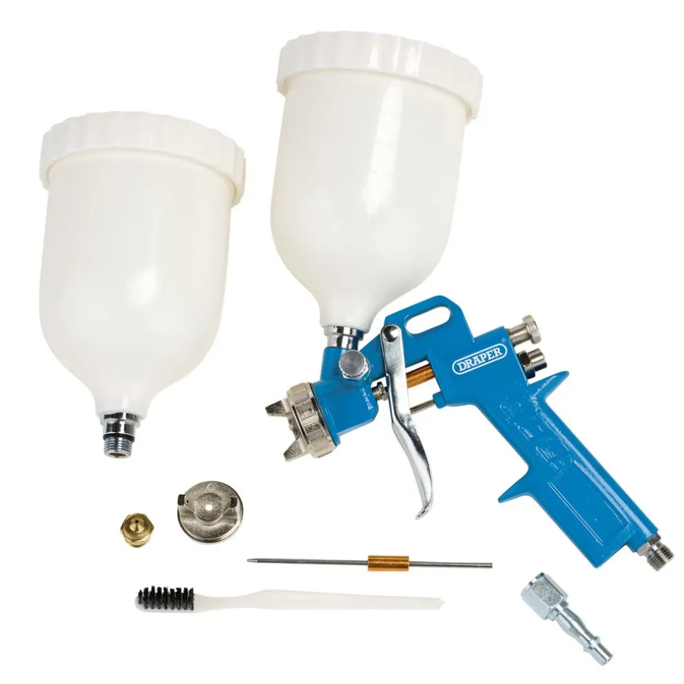 Gravity Air Paint Spray Gun, 500ml, 1.4/1.8mm