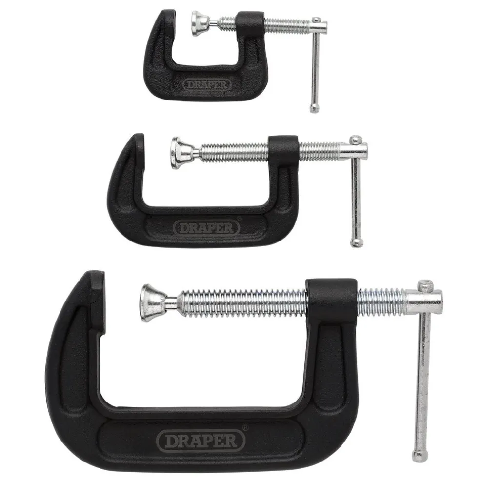 Heavy Duty G-Clamp Set (3 Piece)