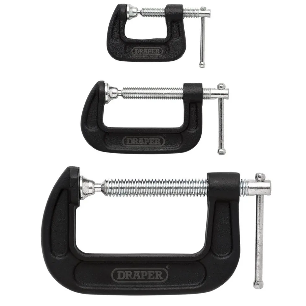 Heavy Duty G-Clamp Set (3 Piece)