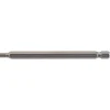 Hexagonal Insert Bit, 4mm, 1/4" Hex, 100mm Long (Pack of 1)