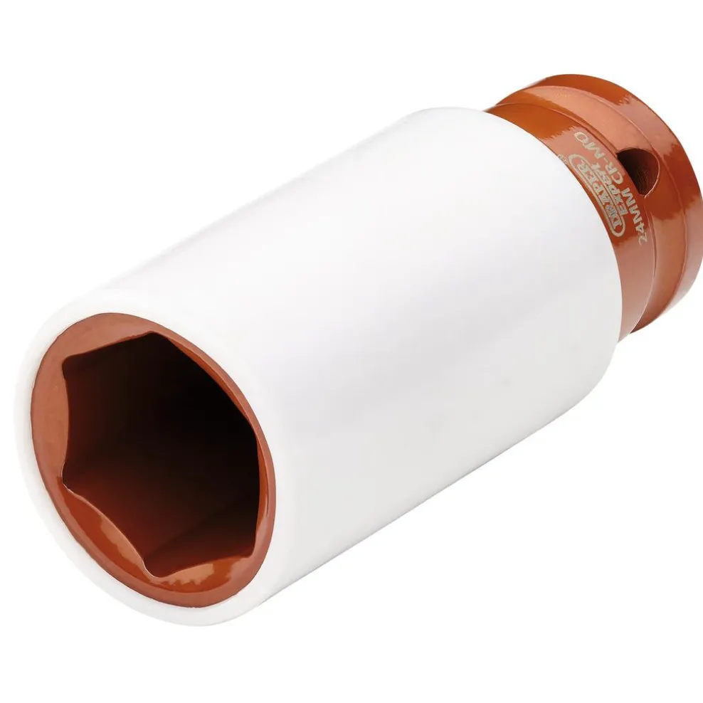 HI-TORQ® Wheel Nut Socket for Alloy Wheels, 1/2" Sq. Dr. (24mm)