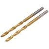 HSS Titanium Nitride Coated Drill Bit, 3.5 x 70mm (Pack of 2)