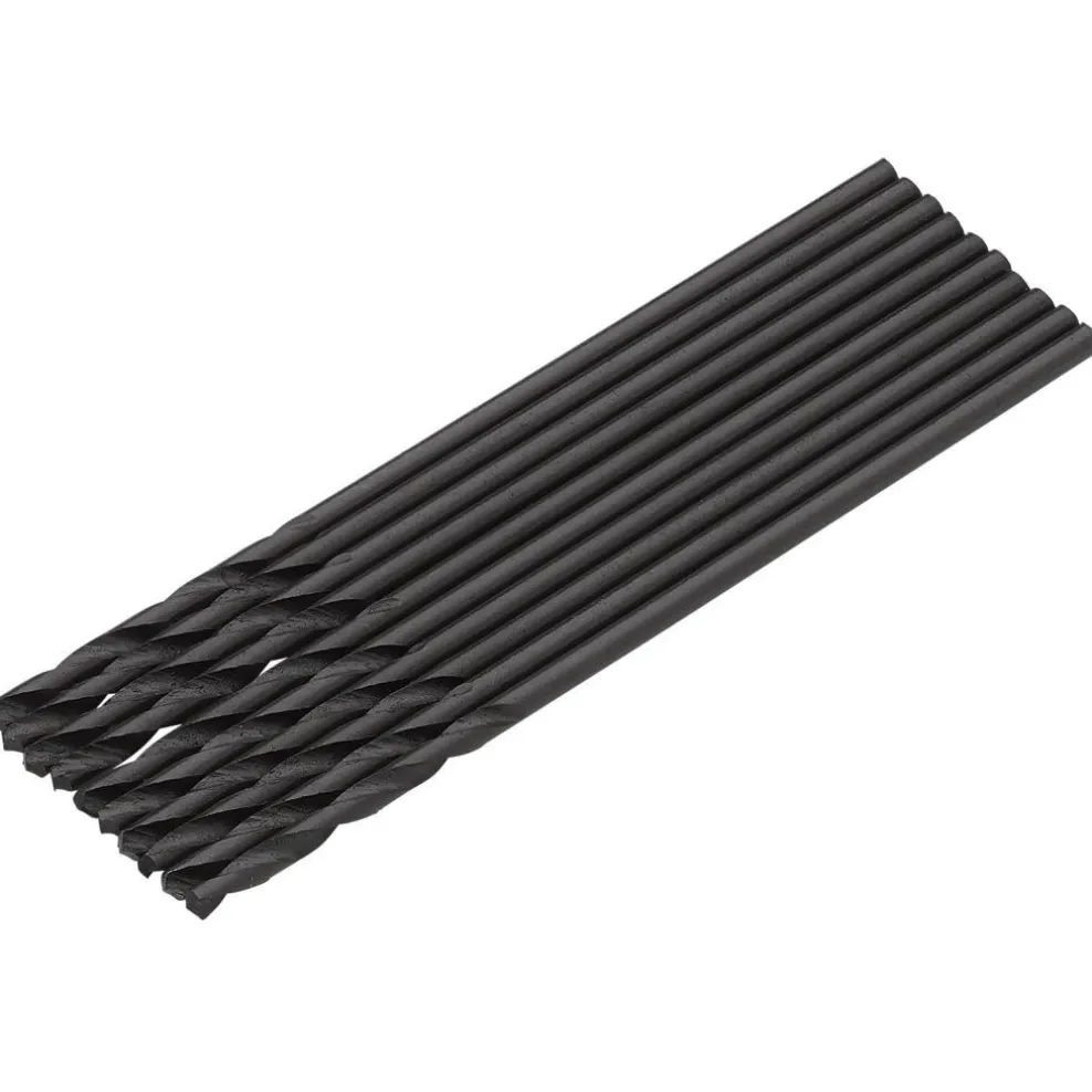 HSS Twist Drill Bits, 1.0 x 35mm (Pack of 10)
