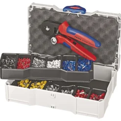 KNIPEX 97 90 09 Crimp Assortment for Wire Ferrules, 9 Parts, 265mm