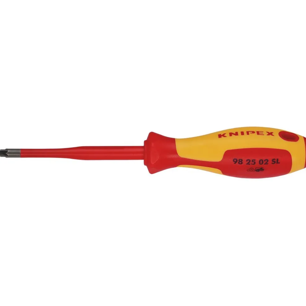 KNIPEX 98 25 02 SL VDE Insulated Pozidriv® Screwdriver, PZ2 x 100mm - Slim