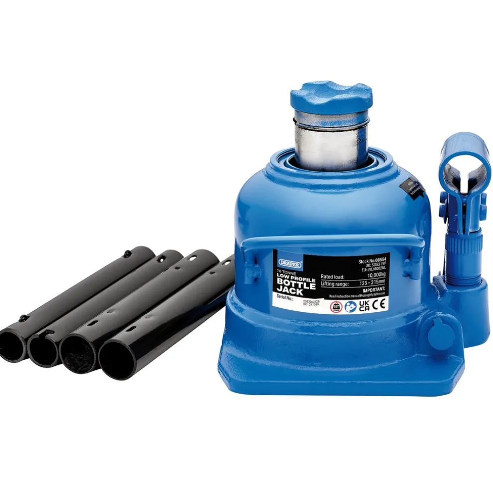 Low Profile Bottle Jack, 10 Tonne
