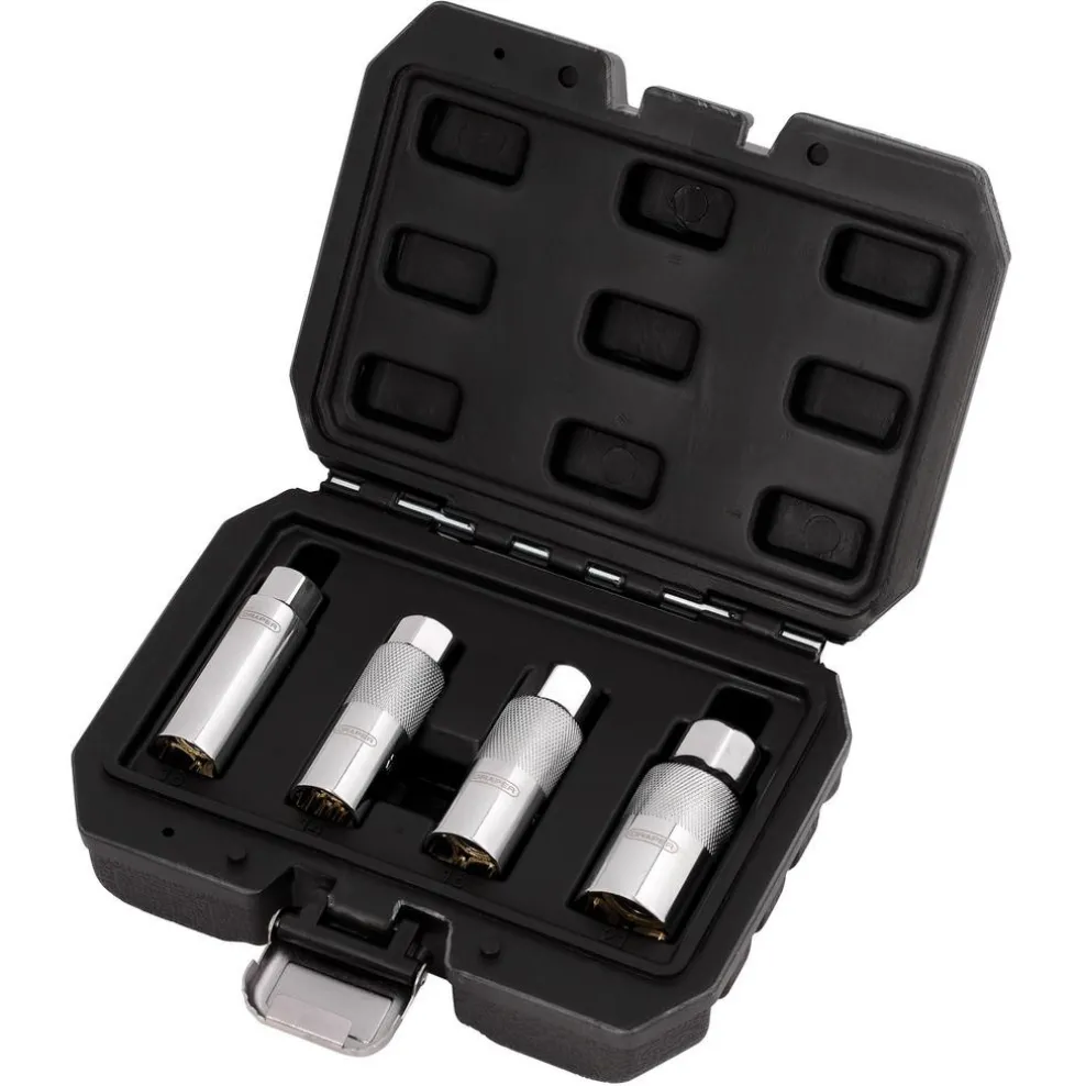 Magnetic Spark Plug Socket Set, 3/8" Sq. Dr. (4 Piece)