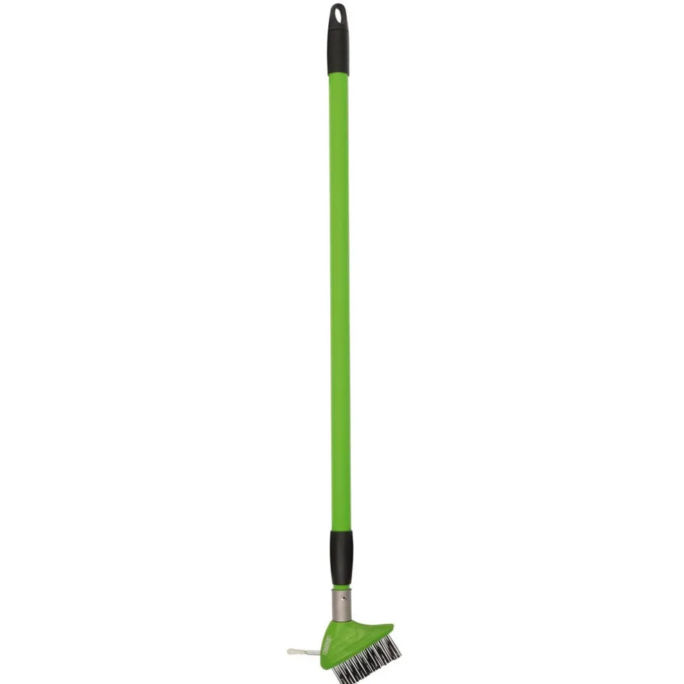 Paving Brush Set with Twin Heads and Telescopic Handle