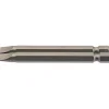 Plain Slot Insert Bit, 6.5mm, 1/4" Hex, 75mm Long (Pack of 2)