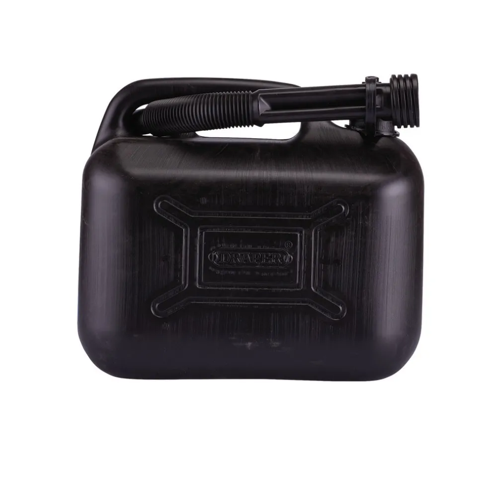 Plastic Fuel Can, 5L, Black