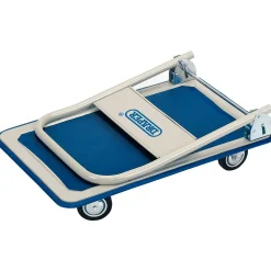 Platform Trolley with Folding Handle, 630 x 480 x 850mm, 150kg