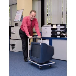 Platform Trolley with Folding Handle, 630 x 480 x 850mm, 150kg