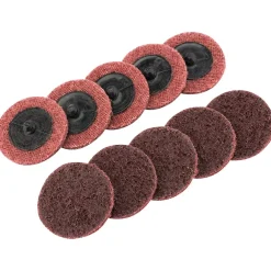 Polycarbide Abrasive Pads, 50mm, Medium (Pack of 10)
