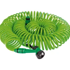 Recoil Hose with Spray Gun and Tap Connector, 30m