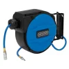 Retractable Air Hose Reel, 12m, 8mm ID