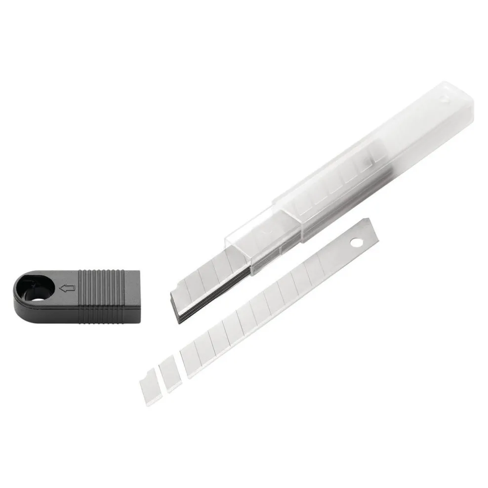 Snap-Off Segment Knife Blades, 9mm (Pack of 10)