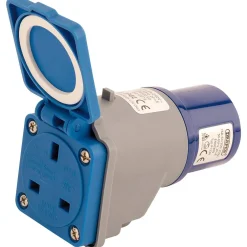 230V Adaptor with 16A Plug to 13A Socket