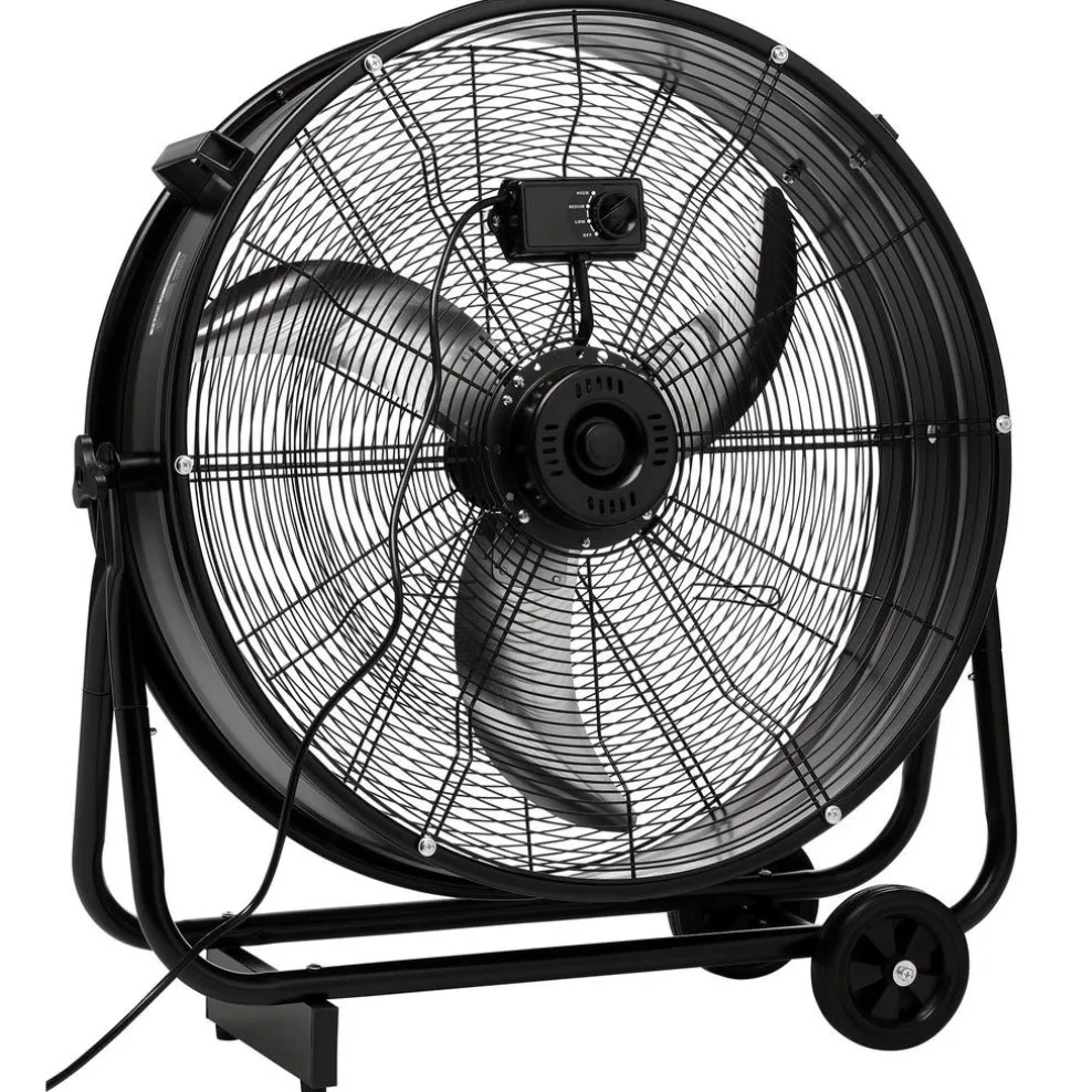 230V Industrial Drum Fan, 24"/590mm, 120W