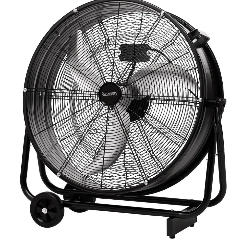 230V Industrial Drum Fan, 24"/590mm, 120W