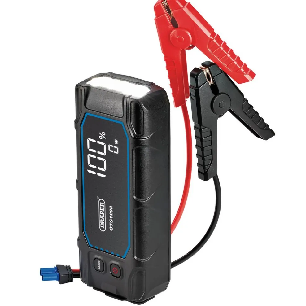 12V Lithium Jump Starter with Digital Display, 1200A